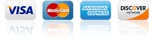 Visa | MasterCard | American Express | Discover Network